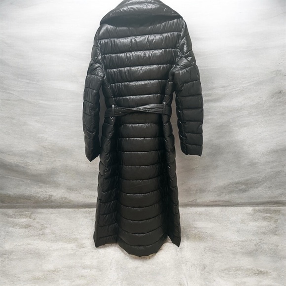 Via Spiga Black Quilted Puffer Coat - Picture 8 of 8
